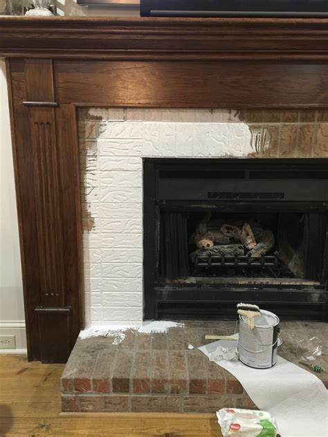 How To Repaint Fireplace Mantel I Am Chris