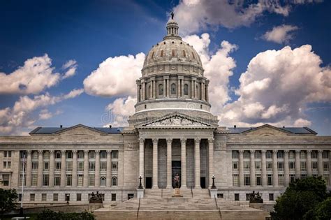 Mesmerizing Missouri State Capitol Building In Jefferson City Editorial