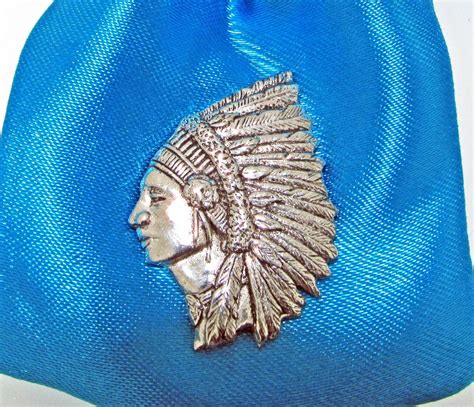 Indian Chief Pin Badge High Quality Pewter Ts From Pageant Pewter