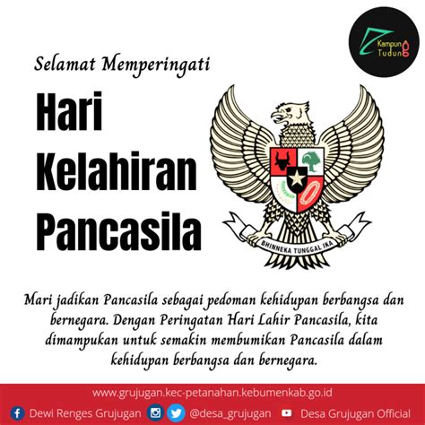Sejarah Kelahiran Pancasila Website Resmi Desa Grujugan Kecamatan Petanahan Kabupaten Kebumen
