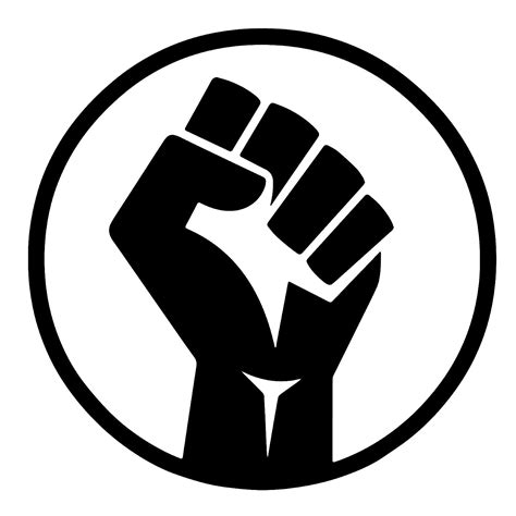 Black Lives Matter Fist Symbol Of Empowerment Black Decal Vinyl
