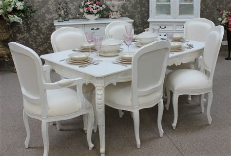 French Dining Table Set French Provencial Dining Set White