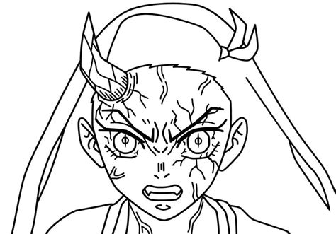 Dibujos De Nezuko Kamado 1 Para Colorear Para Colorear Pintar E