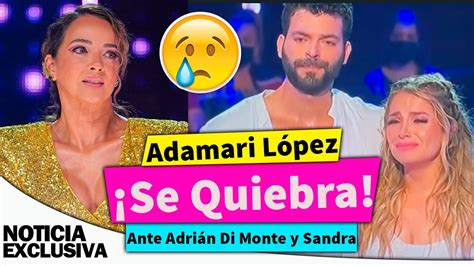 Adamari López se QUIEBRA y ve REFLEJADA su separación en la de Adrián Di Monte y Sandra Itzel