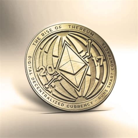 Ethereum is a decentralized platform that runs smart contracts: Create the First Real Ethereum Coin for Collectors | Other design contest