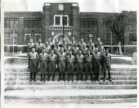 Group Portrait Of Students In Front Of Greenbrier Military School