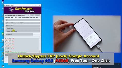Unlock Bypass FRP Lock Google Account Samsung Galaxy A53 A536E Free