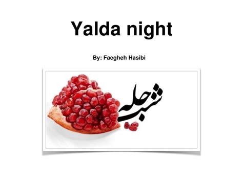 Yalda Night