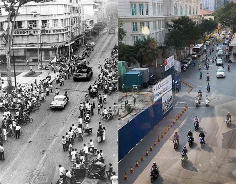 Vietnam War Then And Now Images 40 Years After The Fall Of Saigon