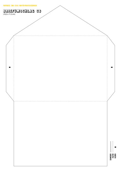 Auch bei rezeptbelieferungen im inland erfolgt die lieferung kostenlos. PAPER DESC // DIY: BRIEFUMSCHLAG C6 ZUM AUSDRUCKEN AUF A4 PAPIER