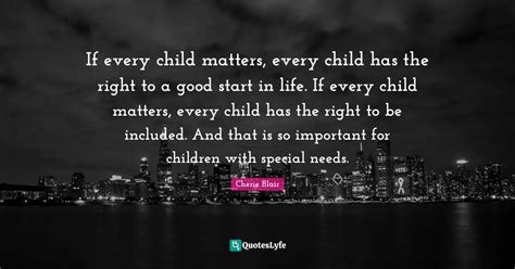 If Every Child Matters Every Child Has The Right To A Good Start In L