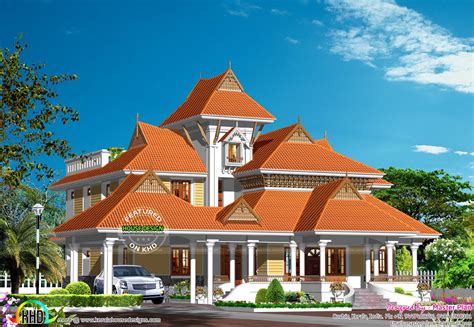 Kerala Traditional Luxury Home Plan Kerala Home Design And Floor Plans