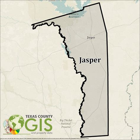 jasper county gis shapefile and property data texas county gis data