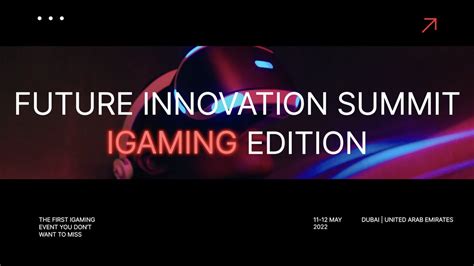 Future Innovation Summit Igaming Edition Youtube