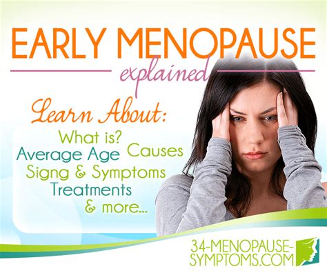 Early Menopause Or Premature Menopause Menopause Now