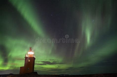 Aurora Sky In Iceland Stock Photo Image Of Light Forces 242487566