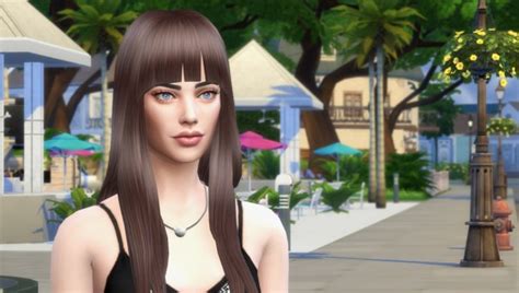 Sims 4 Hairs Salem2342 Notegain Alicia Hairstyle Retextured