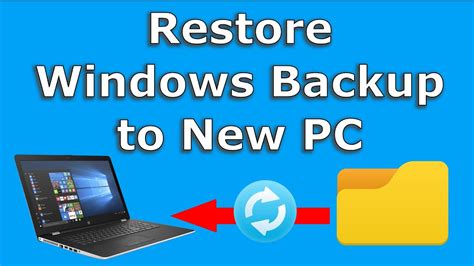 Restore Windows Backup To New Pc Easy Step By Step Guide Youtube