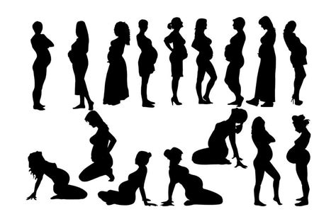 woman silhouette pregnant woman svg pregnant girl svg pregnant silhouette pregnant lady