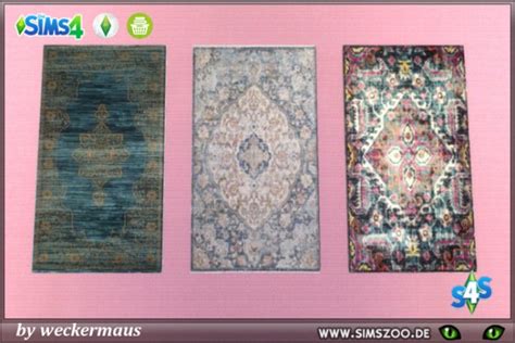 Blackys Sims 4 Zoo American Townhouse Rugs By Weckermaus • Sims 4