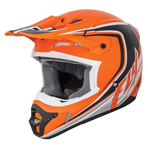 Fly Racing 2016 Kinetic Flex Matte Orangeblack Helmet Motocross