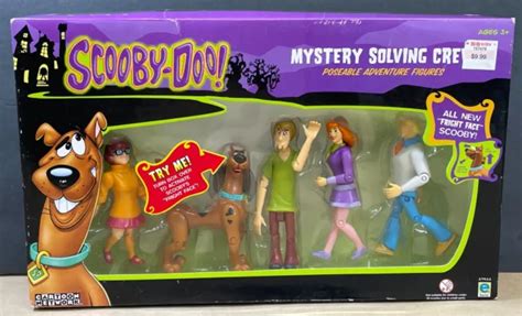 Scooby Doo Mystery Solving Crew Action Figure Set Cartoon Network Equity Picclick