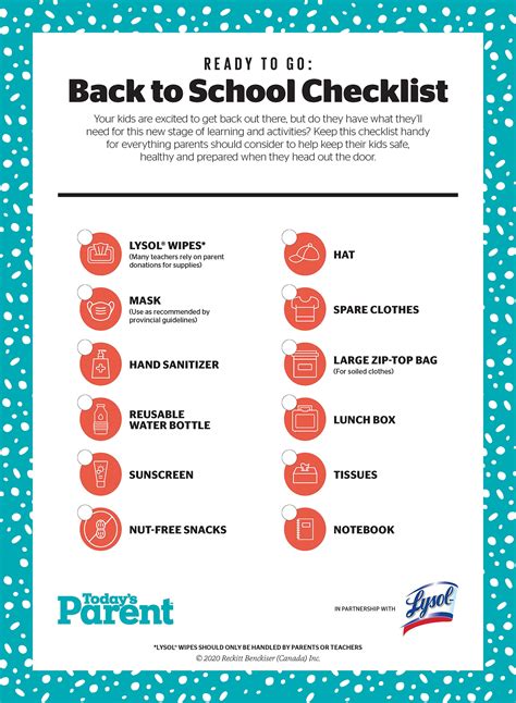 Get Prepared With Our Back To School Checklist Todays Parent