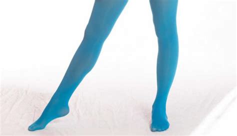 Women`s Legs And Feet In Tights Legs And Feet In Various Color Tights 70