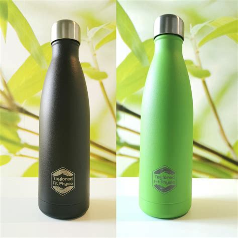 Reusable Water Bottles Skiing Personalised Leather Reusable Water