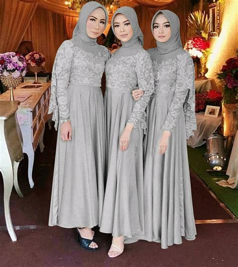 Ide Baju Pesta Pernikahan Muslimah Ffdn Dress Muslim Untuk Pesta