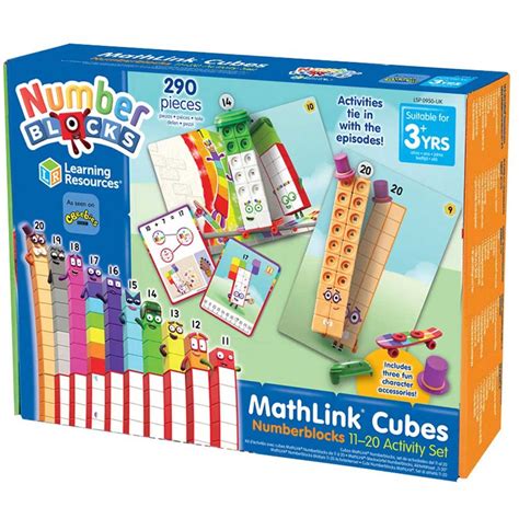 Mathlink Cubes Numberblocks 11 20 Activity Set Fun Learning