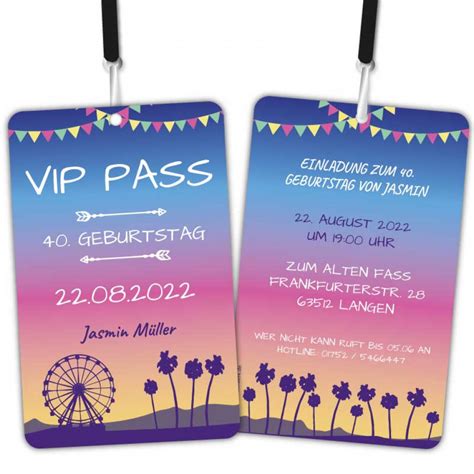 backstage pass einladung festival jetzt online gestalten