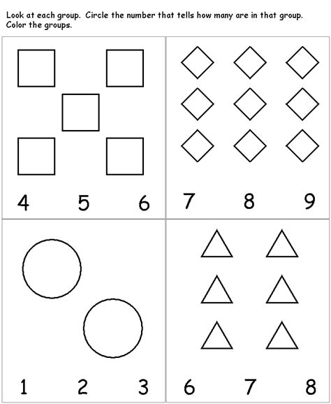 Worksheet For Toddlers Age 3