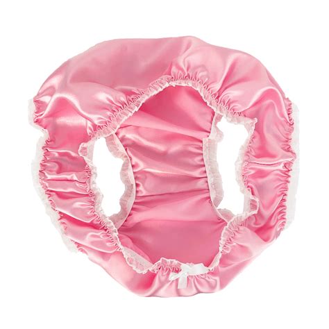 Baby Pink Satin Frilly Sissy Panties Bikini Knicker Underwear Briefs