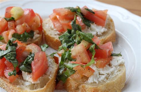 Tomato basil bruschetta with goat cheese i love an easy appetizer and it doesn't get much easier than fresh tomatoes on toast. Goat Cheese Bruschetta Recipe | Monica Dutia: The Blog