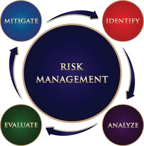 Risk Management Process Diagram Schema Royalty Free Vector 403