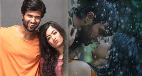 Vijay Deverakonda And Rashmika Mandanna First Kiss How She Went Through It Vijay Deverakonda