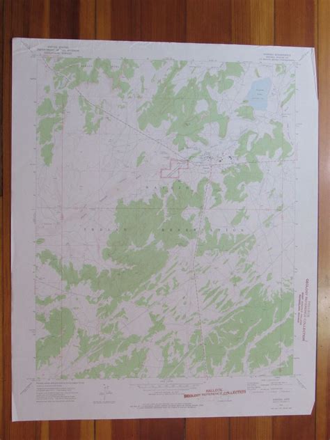 Ganado Arizona 1976 Original Vintage Usgs Topo Map 1976 Map Raremapsandbooks