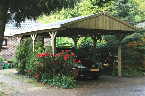 Home decorating ideas for cheap a hipped roof carport offers more safety in adverse weather conditions. Apex Roof Carport