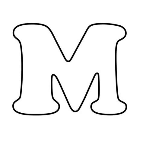 Letter M Printable Coloring Page Download Print Or Color Online For Free