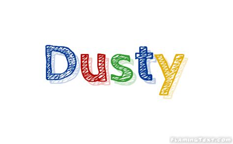 dusty ロゴ フレーミングテキストからの無料の名前デザインツール