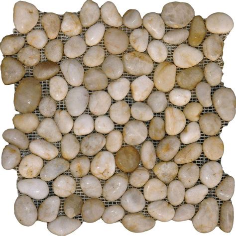 Descarga la información sobre el compromiso de daltile con la mejora. MS International White River Rock 12 in. x 12 in. x 10 mm ...