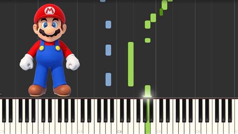 Super Mario Bros Main Theme Easy Piano Tutorial With One Note Per Hand Youtube
