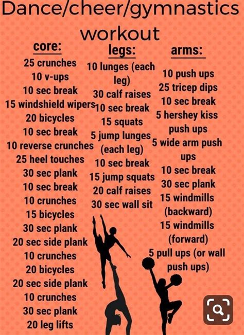30 Minute Cheerleading Workout Plan For Beginner Fitness And Workout