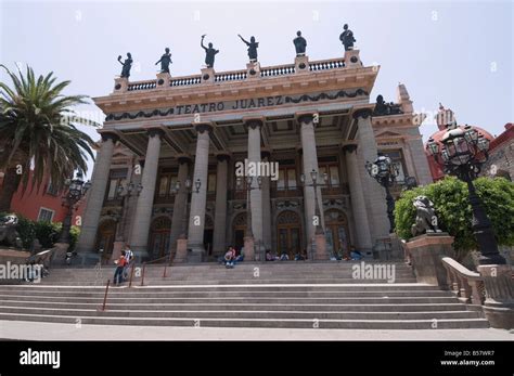 Teatro Juarez Theatre Famous For Its Architectural Mixtures In