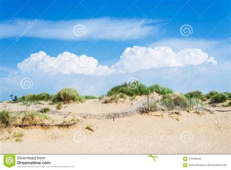 Sandy Formby Beach Near Liverpool On A Sunny Day Stock Photo Image Of