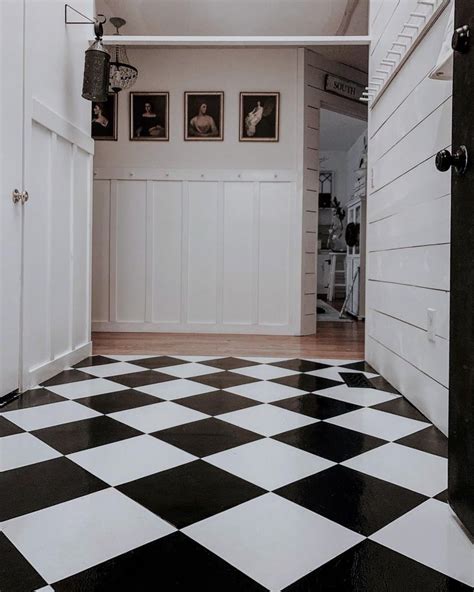 19 Checkerboard Floor Patterns Worth Obsessing Over Checkerboard