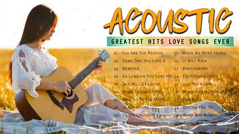 Best English Acoustic Love Songs 2021 Greatest Hits Ballad Acoustic