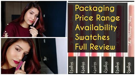 Shystyles The Makeup Story Liquid Lipstick Review Swatch And Detailed