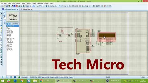 Lcd Interfacing With Pic Microcontroller Using Mplab And Proteus Youtube